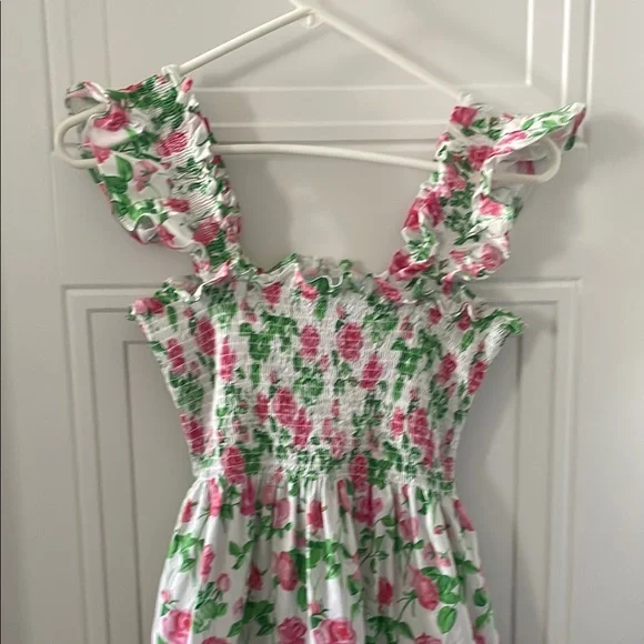 Hill House The Nap Floral Pink and Green Dress - Picture 3 of 5